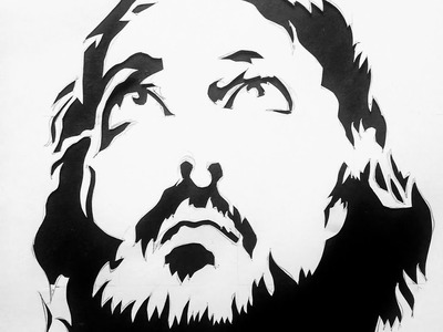 Jesus Christ | Merry Christmas | Paper cutting art by Radhapada | Rainbow Art