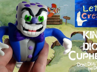 King Dice (Cuphead) -Polymer Clay. Cold Porcelain