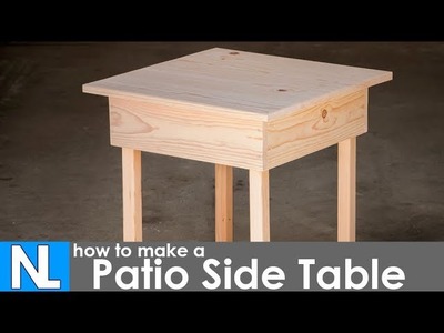 Making a Patio Side Table ~ DIY woodworking simple