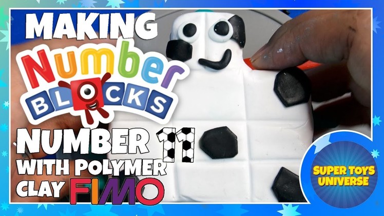 Making Numberblock Number 11 with Polymer Clay FIMO