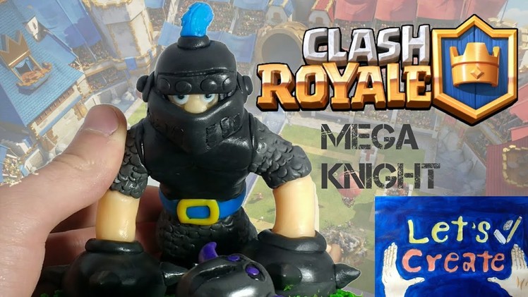 Mega knight (Clash Royale) - Polymer Clay. Cold Porcelain