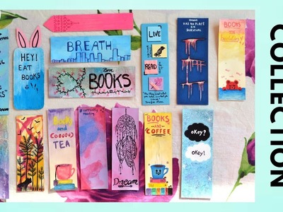 MY DIY BOOKMARK COLLECTION !!