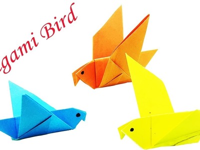 Origami Bird | How To Make A Paper Bird That Can Fly - Easy Instruction For Beginner