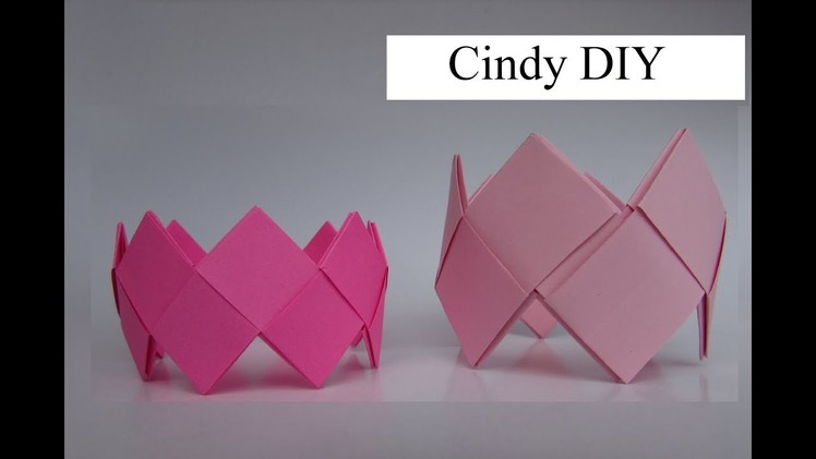 Origami Bracelet easy for boys & girls  instruction: DIY & How to | Cindy dIY 2017
