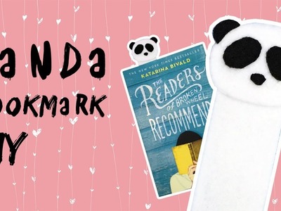 Panda Bookmark DIY