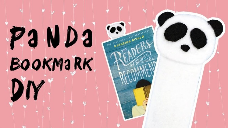Panda Bookmark DIY