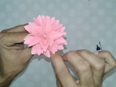 Paper Flower कागज का फुल hand made paper flower