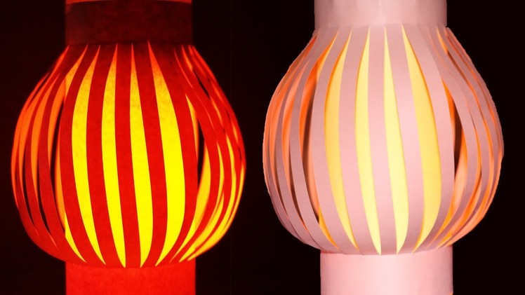 Paper Lamp: How to Make a Hanging Paper Lanterns Light.
