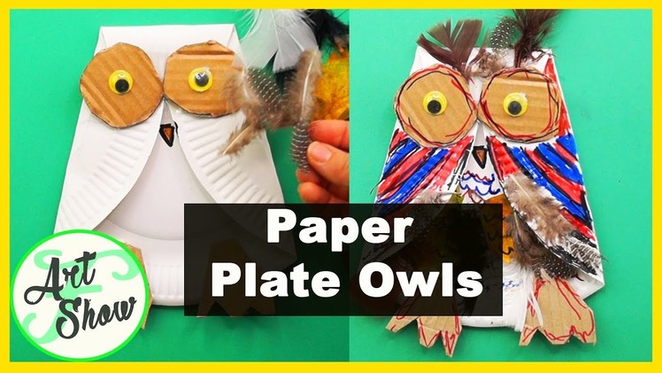 Paper Plate Owls | Fatema's Art Show