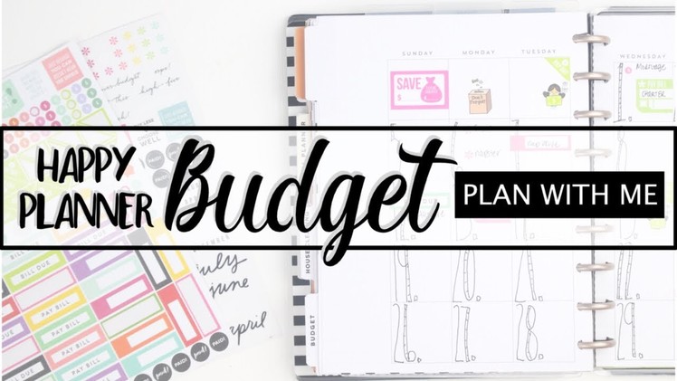 Plan With Me! Budget Edition! ????????Classic Happy Planner | MAMBI | AtHomeWithQuita