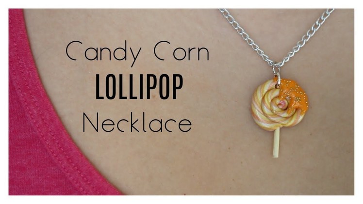 [POLYMER CLAY] - Candy Corn Halloween Lollipop Tutorial