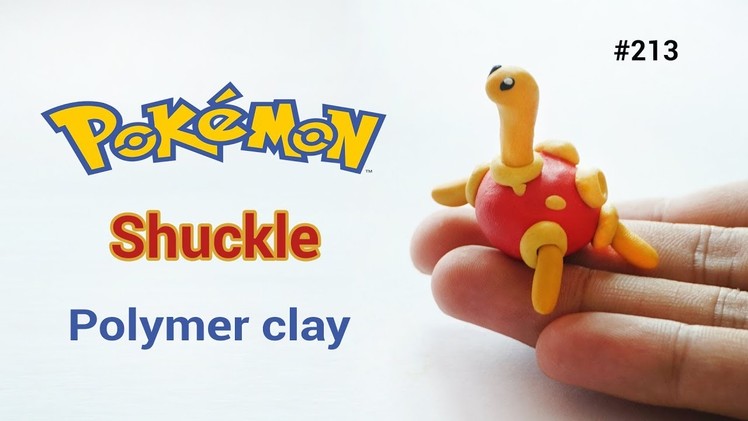 Shuckle Pokemon _ Polymer clay _ de Shuckle plastilina _ Clay tutorial