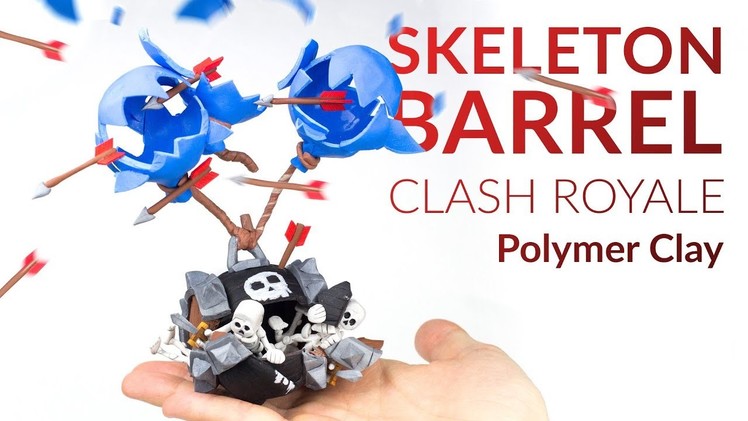 Skeleton Barrel (Clash Royale) – Polymer Clay Tutorial