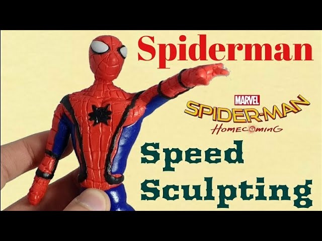 Spiderman (Spiderman Homecoming) - Out of Clay. Polymer clay