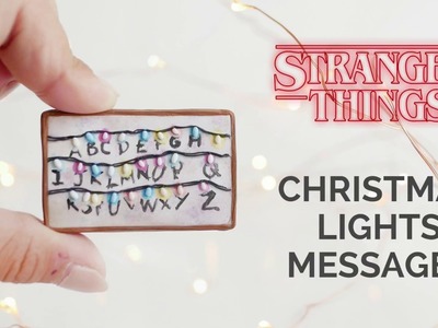 Stranger Things Christmas Lights with Polymer Clay