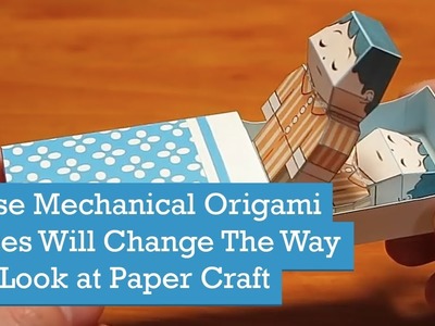These Mechanical Origami Pieces Will Change The Way You Look at Paper Craft