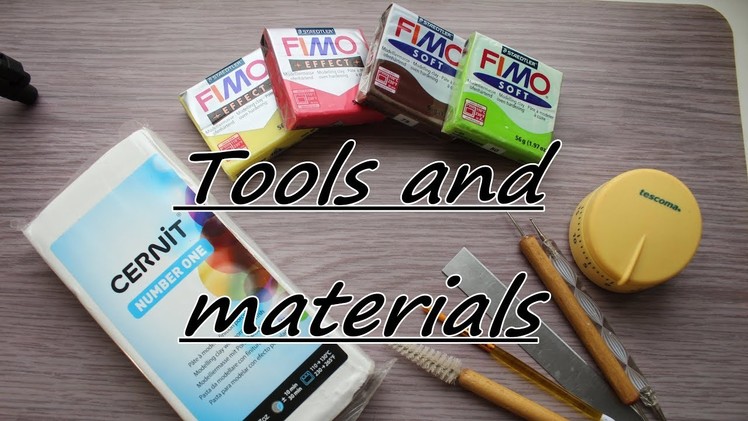 Tools and materials which i use for work with polymer clay. Инструменты и материалы.