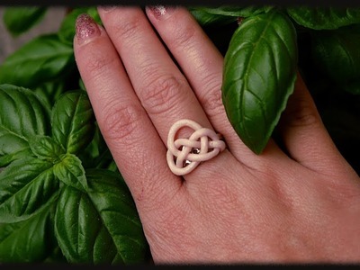 Tutorial: Celtic Knot Ring (Polymer Clay Ring)