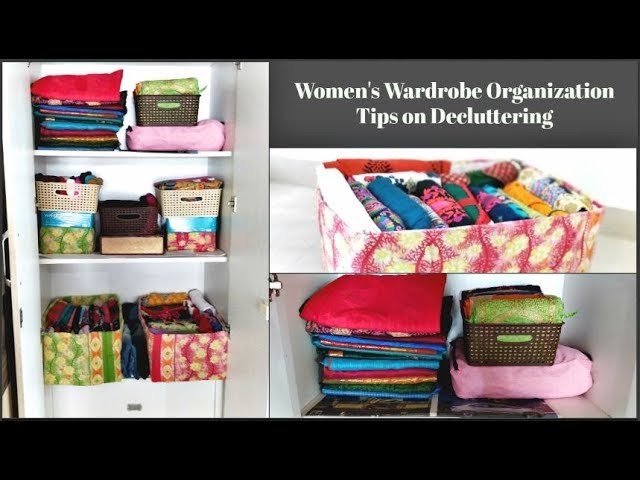 Women's Wardrobe Organization | Tips on Decluttering | DIY organizers