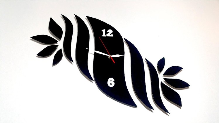 WOW, Amazing DIY Wall Clock | کاردستی، ساخت ساعت زیبای دیواری