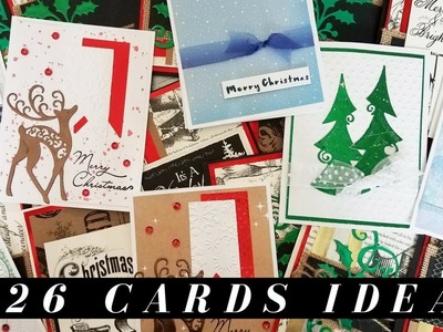 26 Christmas Card Ideas from a Card Swap