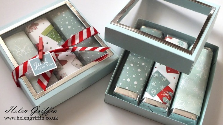 6th Day of Christmas | Chocolate Bar Gift Box With Window