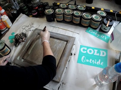 Chalk Couture - Baby Its Cold Outside DIY Framed Art