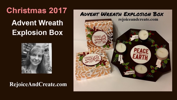Christmas 2017 Advent Wreath Explosion Box