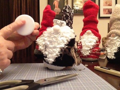 Christmas Gnomes made easy with dollar tree socks