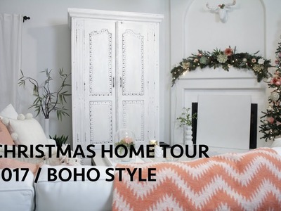 Christmas Home Tour 2017. Boho Style