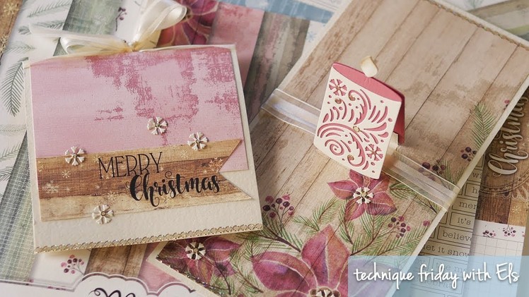 Christmas Pop Up Card | Technique Friday with Els