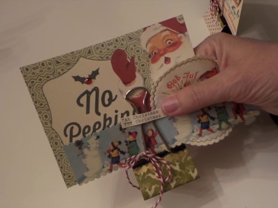 Craft Fair Idea: Christmas Note Holders with Vintage images & Bulldog Clip - Adorbs!