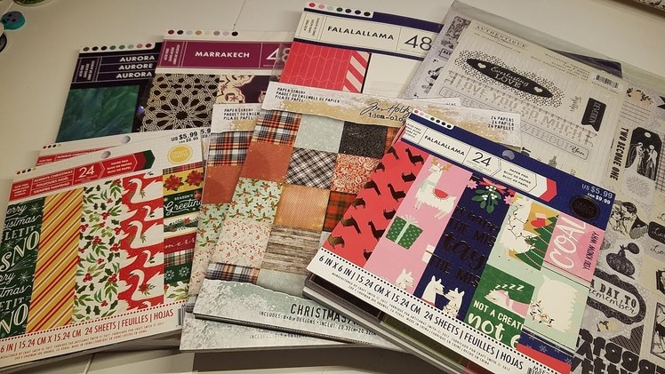 Crafty Haul Christmas Papers and more!