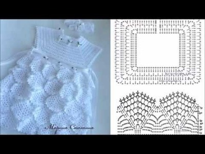 Crochet baby girl dress (part2)