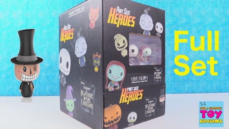 Disney Nightmare Before Christmas Funko Pint Size Heroes Full Set Opening Toy Review | PSToyReviews