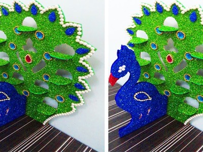 Diwali Christmas home decoration | Peacock Diya stand | Nalicraft