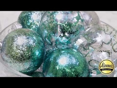 DIY Glitter Ornaments: 3 Easy Techniques