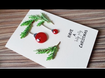DIY Paper Quilling -Christmas Card - Easy & Simple  Christmas design 05