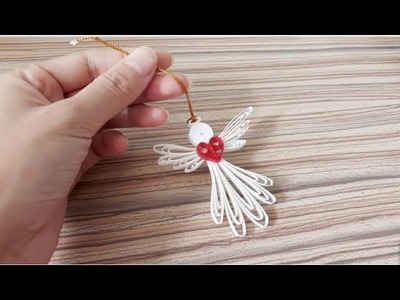 DIY Paper Quilling -Christmas Angel - Easy & Simple  Christmas design 13