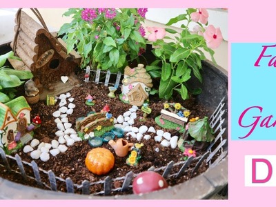 Dollar Tree Fairy Garden |  ???? Mommy and Me Project | DIY