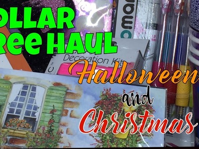 Dollar Tree Haul!!  **NEW Christmas Items**  Halloween How-To's & Costume Fun!!