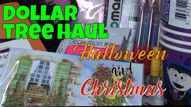 Dollar Tree Haul!!  **NEW Christmas Items**  Halloween How-To's & Costume Fun!!