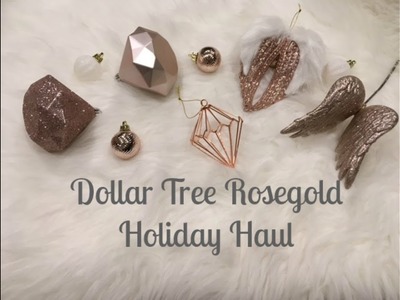Dollar Tree Rose Gold Christmas Holiday Haul w.Hobby Lobby