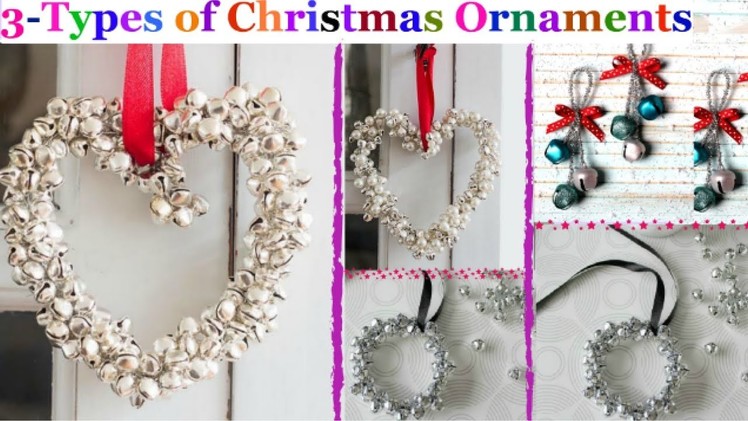 Handmade Christmas Ornaments ideas.Christmas tree decorating ideas 2017| easy Christmas  decorations