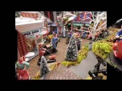 How to build a MINIATURE CHRISTMAS  VILLAGE