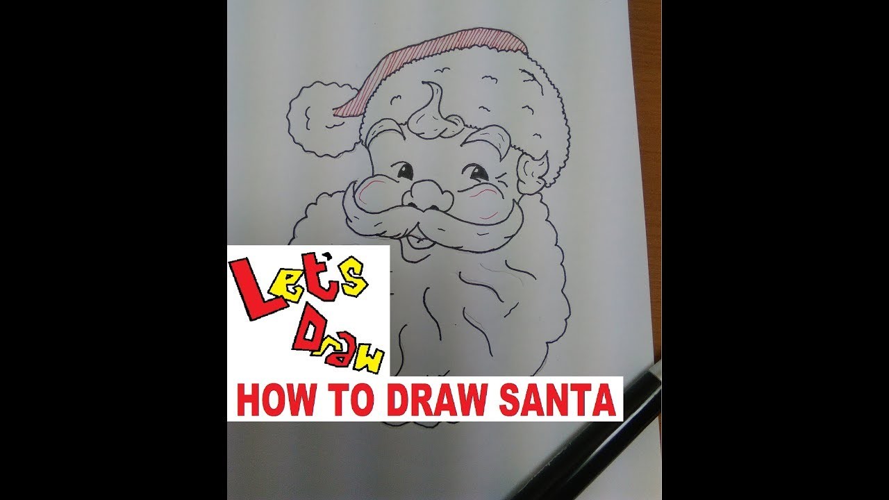 How to Draw Father Christmas (Santa Claus)