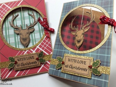 How To Make A Deer Spinner Christmas Card