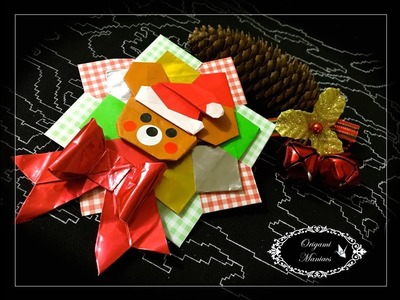 Origami Maniacs 282: Christmas Wreath and Ribbon (1)