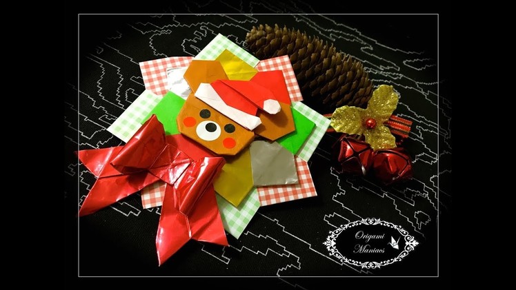 Origami Maniacs 282: Christmas Wreath and Ribbon (1)