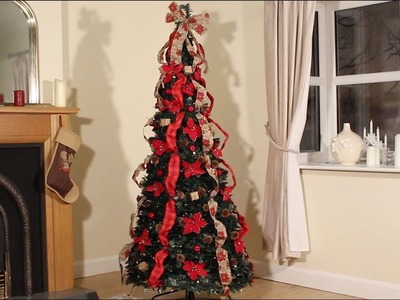 Pop Up Pre Decorated Christmas Tree